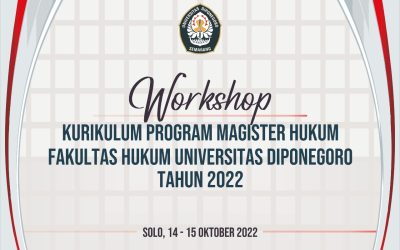 RPS WorkShop and Master of Law Curriculum, Faculty of Law, Diponegoro University