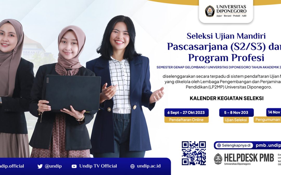 Pendaftaran Program Pascasarjana (S2/S3) dan Profesi: Rincian Pendaftaran