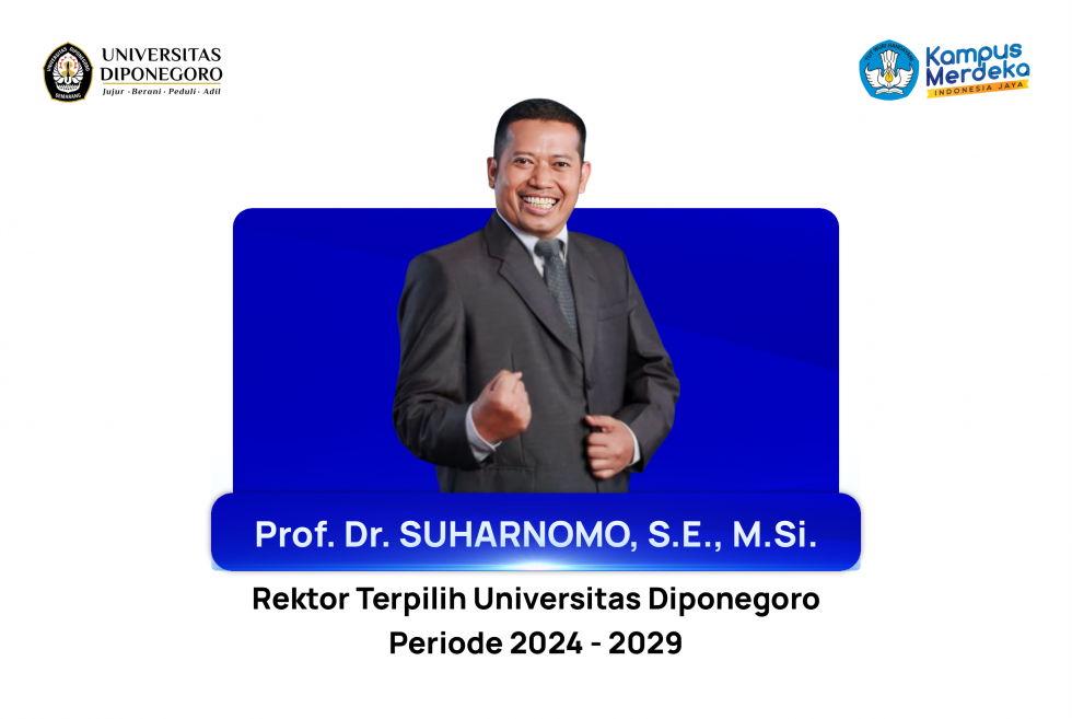 Student Council (MWA) Announces Prof. Suharnomo as the Elected Rector of Diponegoro University for the Period 2024-2029