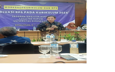 WORKSHOP KURIKULUM DAN RPS PROGRAM MAGISTER HUKUM FAKULTAS HUKUM UNDIP