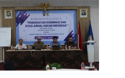 LEGAL JOURNAL WORKSHOP “IMPROVING DISSEMINATION AND  INDONESIAN LAW JOURNAL CITATION”